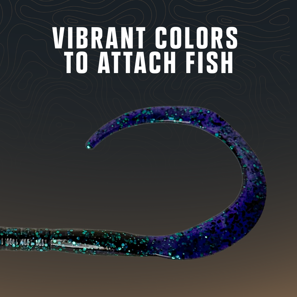 Ribbon Tail Worm - Bass Bait