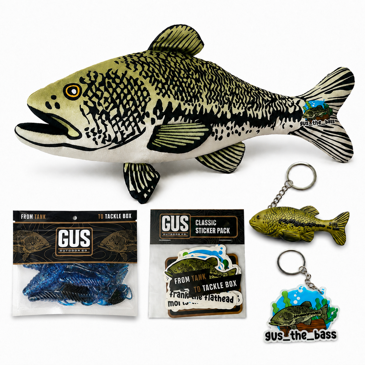 Gus The Bass Plushie Bundle